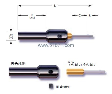 換刀片式雙面倒角去毛刺刀具