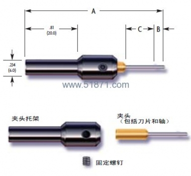 換刀片式雙面倒角去毛刺刀具