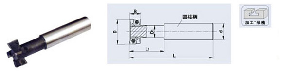 可轉(zhuǎn)位T形槽銑刀