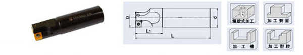 可轉(zhuǎn)位鉆銑刀